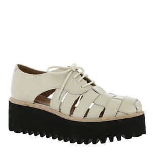 All Black Wide Weave Flatform Ox NWOT